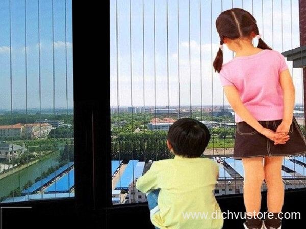 Lưới an toàn bảo vệ cửa sổ